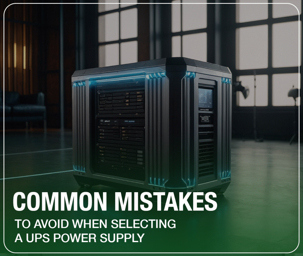 Common Mistakes to Avoid When Selecting a UPS Power Supply