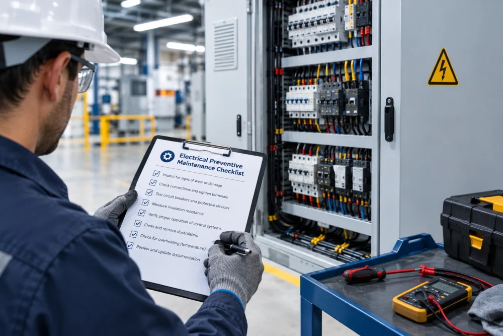 Electrical Preventive Maintenance Checklist for Industrial Facilities