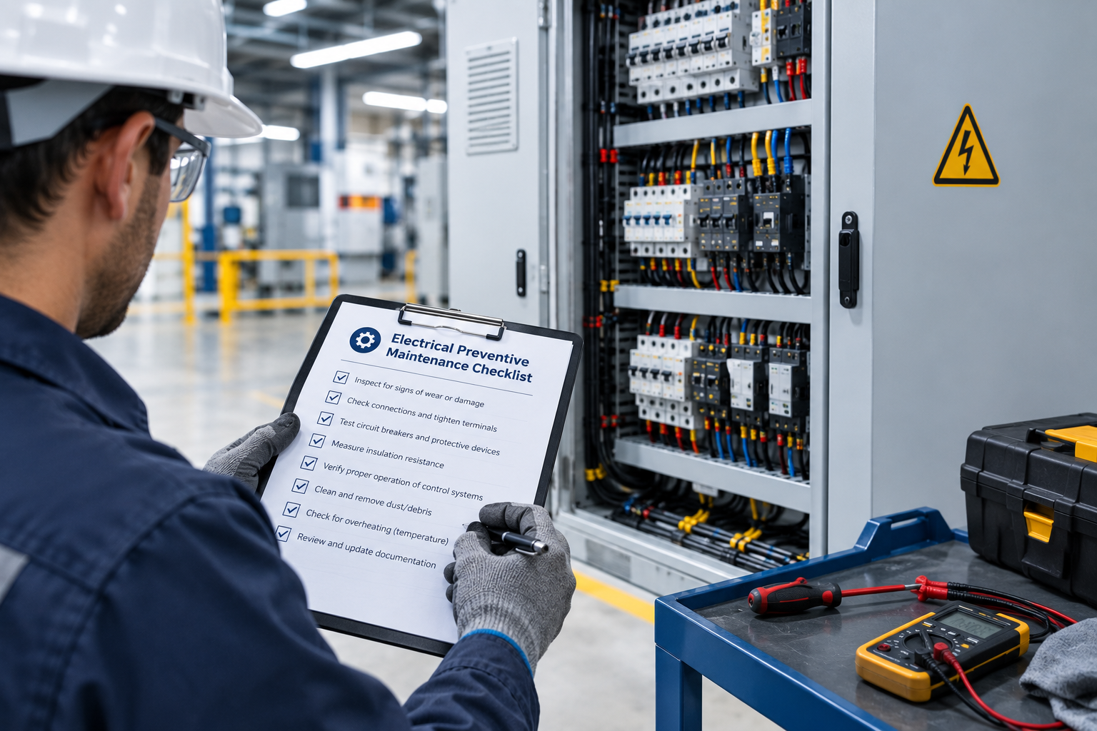 Electrical Preventive Maintenance Checklist for Industrial Facilities